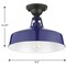 Progress Lighting Cedar Springs Collection Navy One-Light Semi-Flush Mount P550070-091 - alternate 4